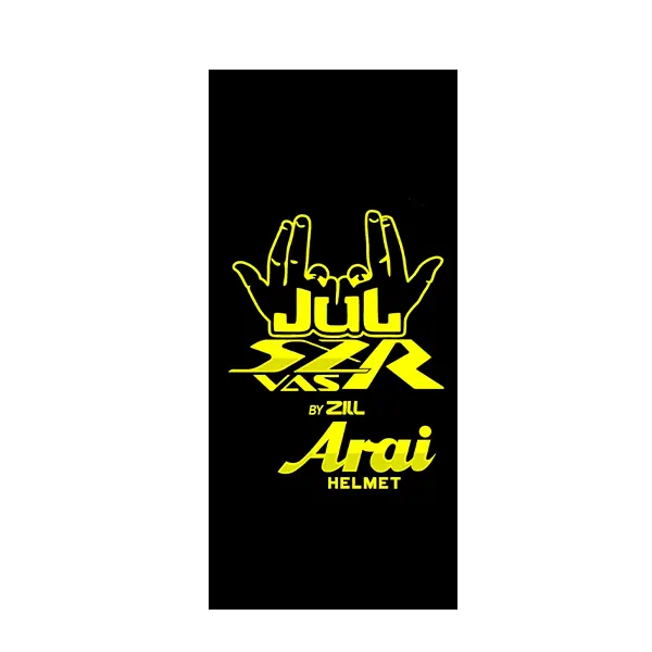 Sticker pour casque Jul